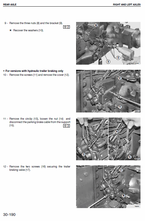 Massey Ferguson 3425-SV, 3435-SV, 3445-SV, 3455-SV Tractor Service Manual Workshop Guide