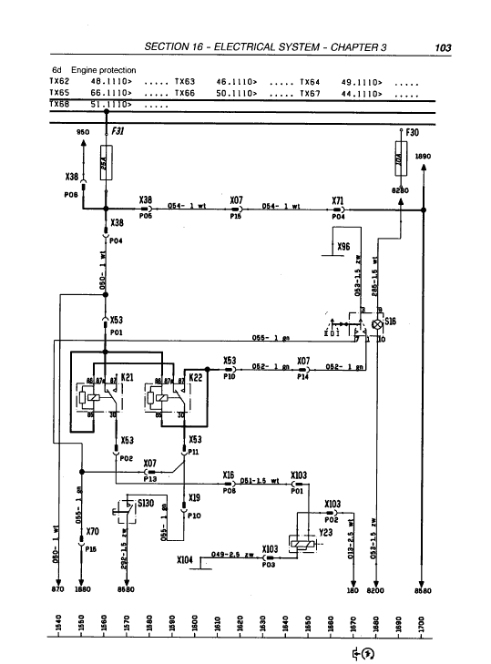 New Holland TX60 Combine Repair Manual Workshop Guide