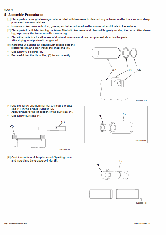 Case CX290B Crawler Excavator Service Manual Workshop Guide