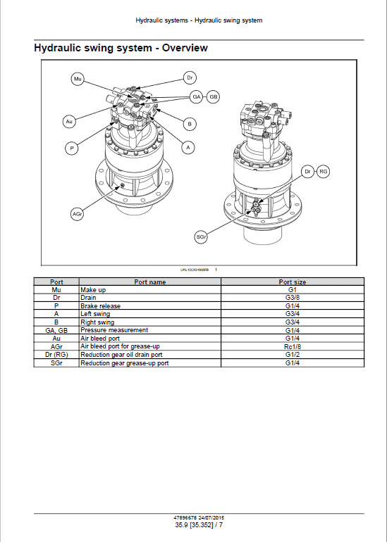 Case CX160D Crawler Excavator Service Manual Workshop Guide