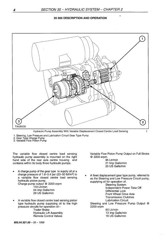 New Holland 100 HP, 115 HP, 135 HP, 160 HP Tractor Service Manual Workshop Guide