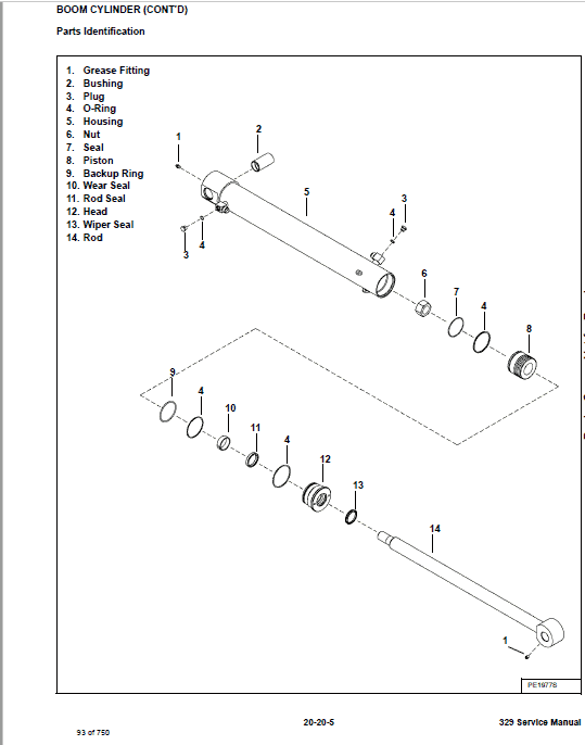 Bobcat 329 Compact Excavator Service Manual Workshop Guide
