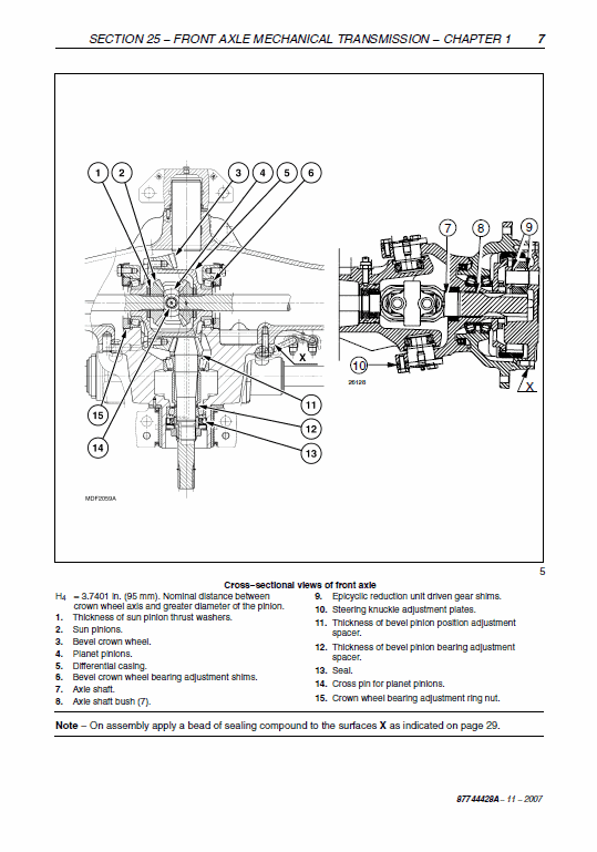New Holland T4040, T4050 Tractor Service Manual Workshop Guide