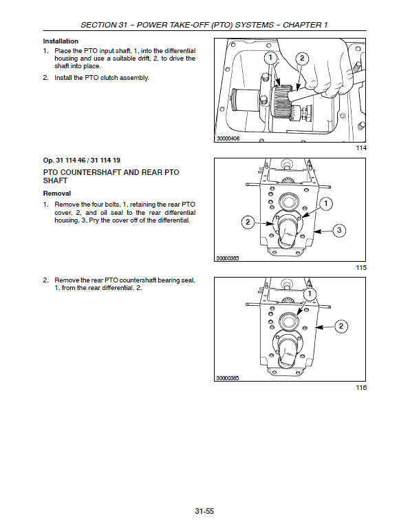 New Holland TC35A, TC35DA, TC40A Tractor Service Manual Workshop Guide