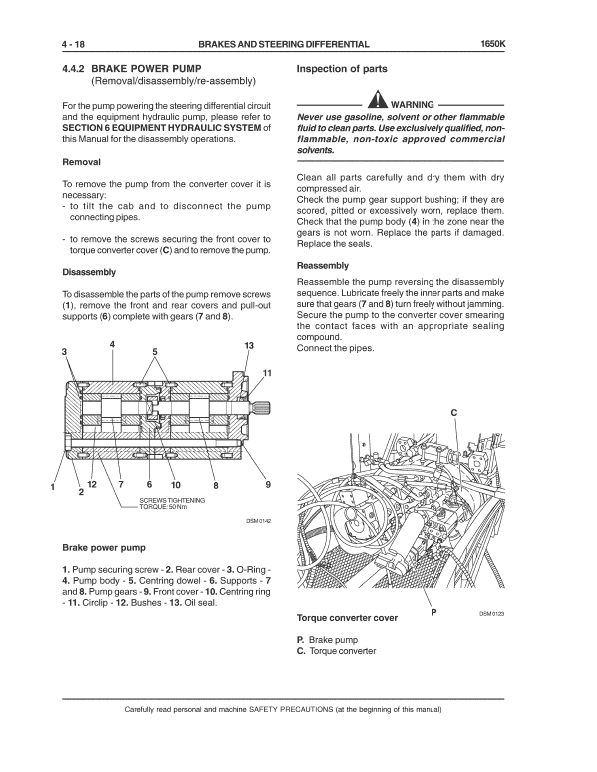 Case 1650K Crawler Dozer Service Manual Workshop Guide