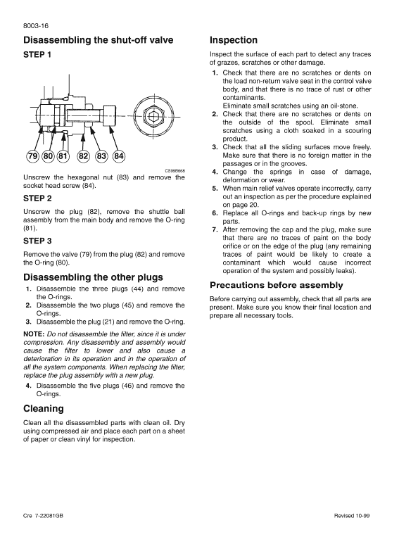 Case 9007B Excavator Service Manual Workshop Guide