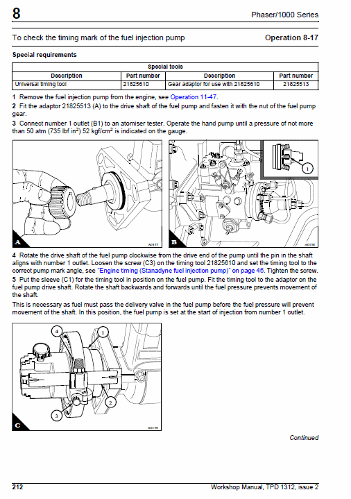 Perkins Engines Phaser and 1000 Series Workshop Repair Service Manual Workshop Guide