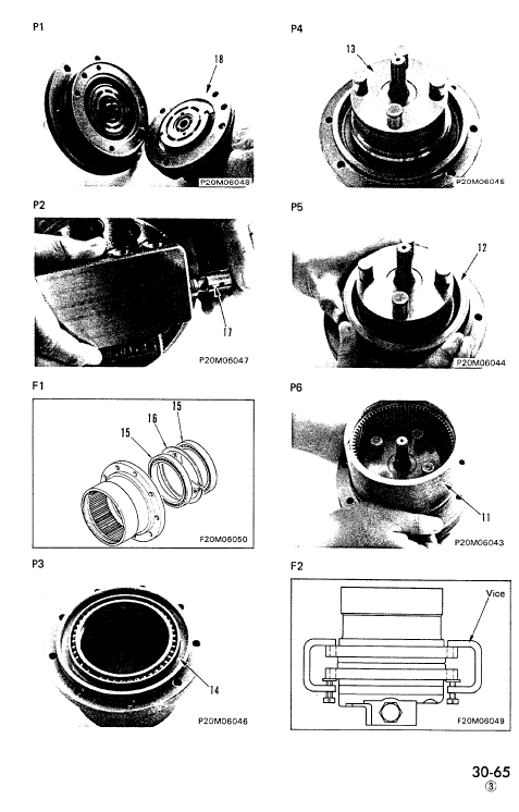 Komatsu PC05-6, PC07-1, PC10-6, PC15-2 Excavator Manual Workshop Guide