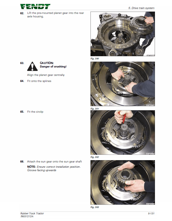 Fendt 938 Vario MT, 940 Vario MT, 943 Vario MT Tractor Service Manual Workshop Guide