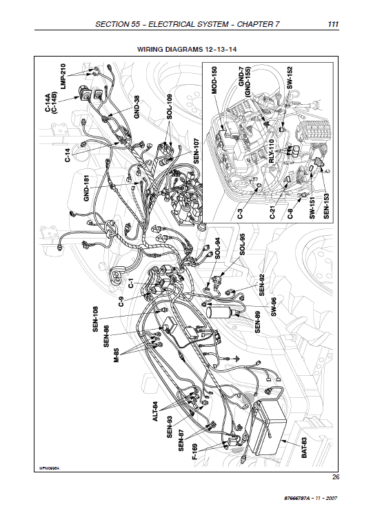 New Holland T4020, T4030, T4040, T4050 Delux Supersteer Tractor Manual Workshop Guide