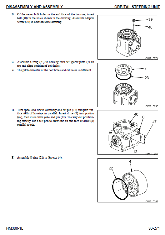 Komatsu HM300-1L Dump Truck Service Manual Workshop Guide