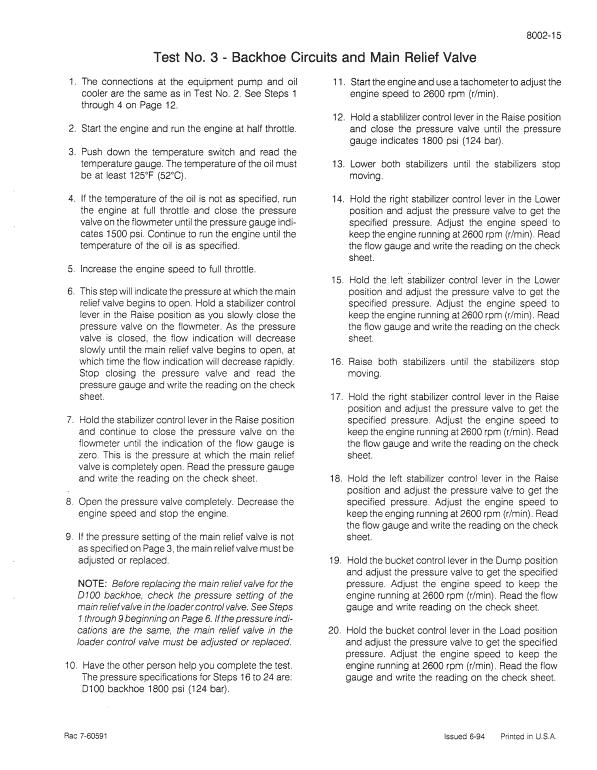 Case 1838 Uni-Loader SkidSteer Service Manual Workshop Guide