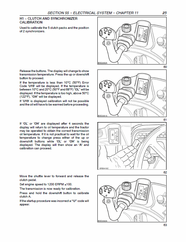 New Holland TM120, TM130, TM140, TM155, TM175, TM190 Tractors Manual Workshop Guide