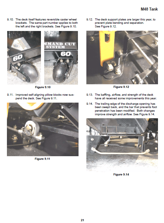 Cub Cadet M48 Tank Mower Service Manual Workshop Guide