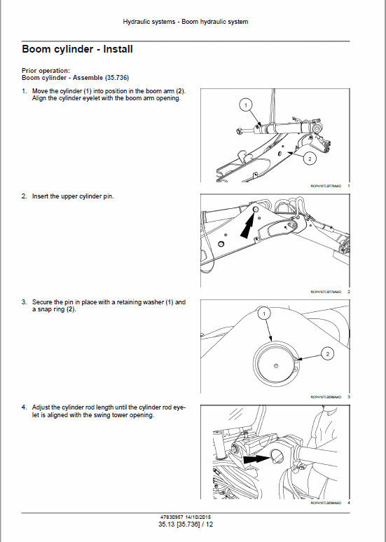 Case 580N EP Backhoe Loader Service Manual Workshop Guide
