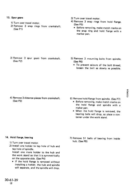 Komatsu PC20-6, PC30-6, PC40-6 Excavator Service Manual Workshop Guide