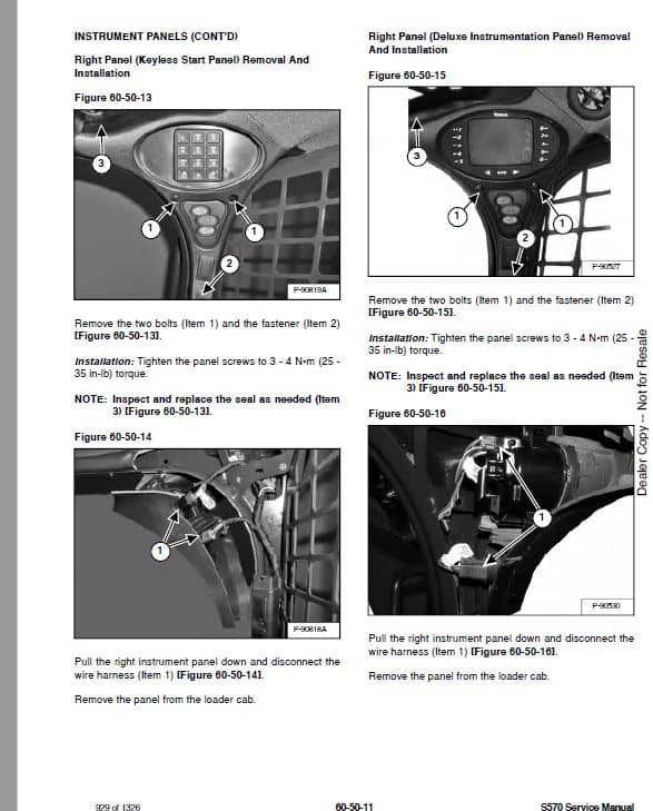Bobcat S570 Skid-Steer Loader Service Repair Manual