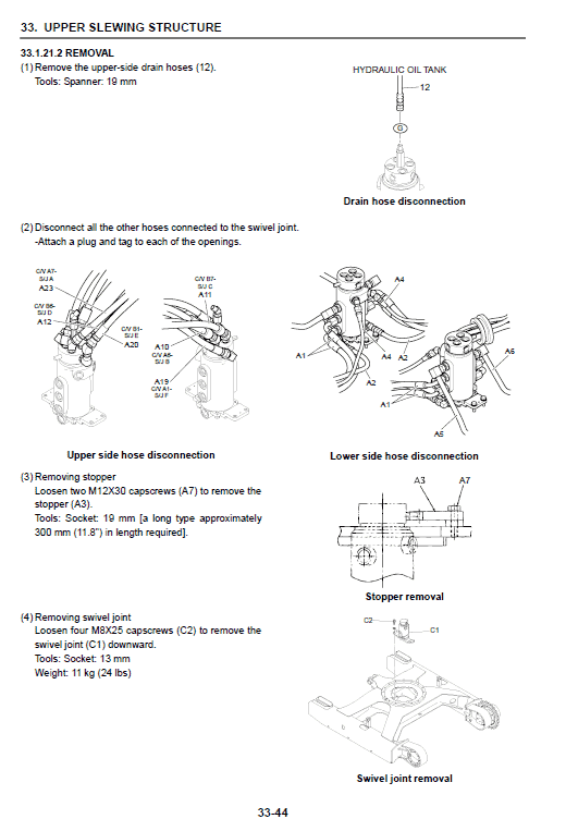 New Holland E27B Compact Excavator Service Manual Workshop Guide