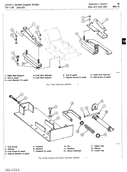 John Deere 440C Skidder Repair Technical Manual (TM1138) Workshop Guide