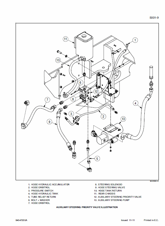 New Holland W270C, W300C Wheel Loader Service Manual Workshop Guide