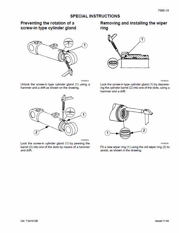 Case 788, 988 Plus Excavator Service Manual Workshop Guide