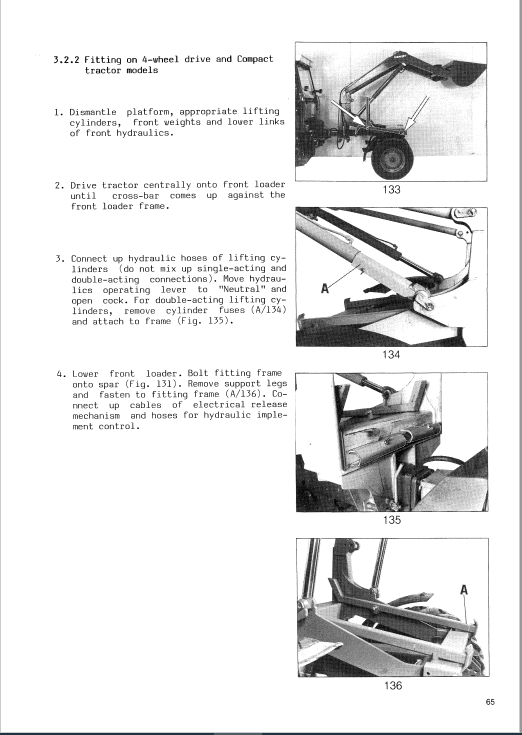 Fendt F345 GT, F345 GTM, F360 GT, F360 GTF, F365 GTA Tractors Operators Manual