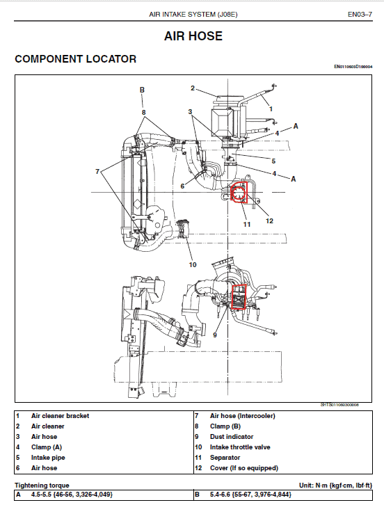 Hino Truck 2011, 2012 and 2013 Service Manual Workshop Guide