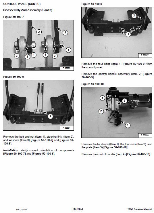 Bobcat T650 Loader Repair Service Manual Workshop Guide