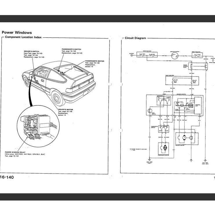 HONDA CIVIC & CRX 4 ED/EE/EF/SH 1988-1991 Full Manual Set – Repair & Maintenance Manual