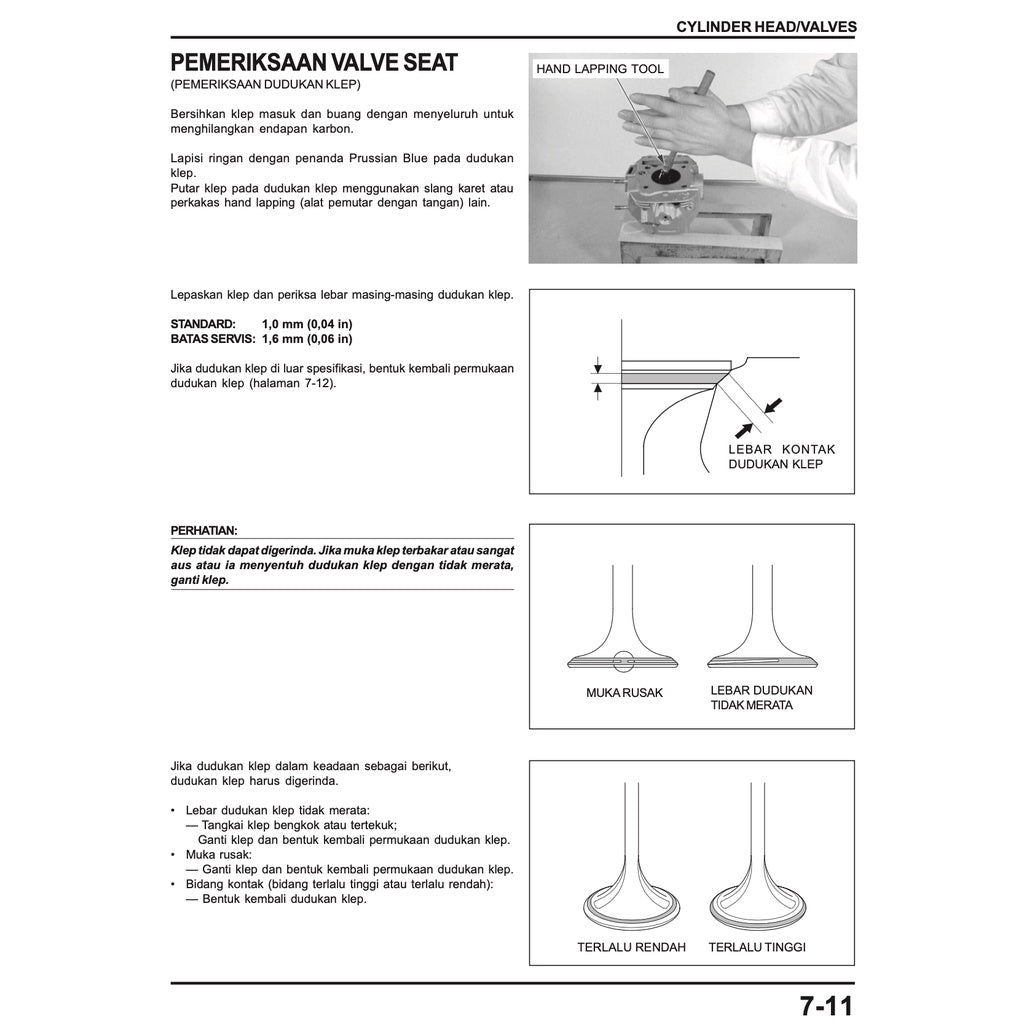 HONDA WAVE 125 2002+ Full Manual Set – Repair & Maintenance Manual / BUKU PEDOMAN REPARASI