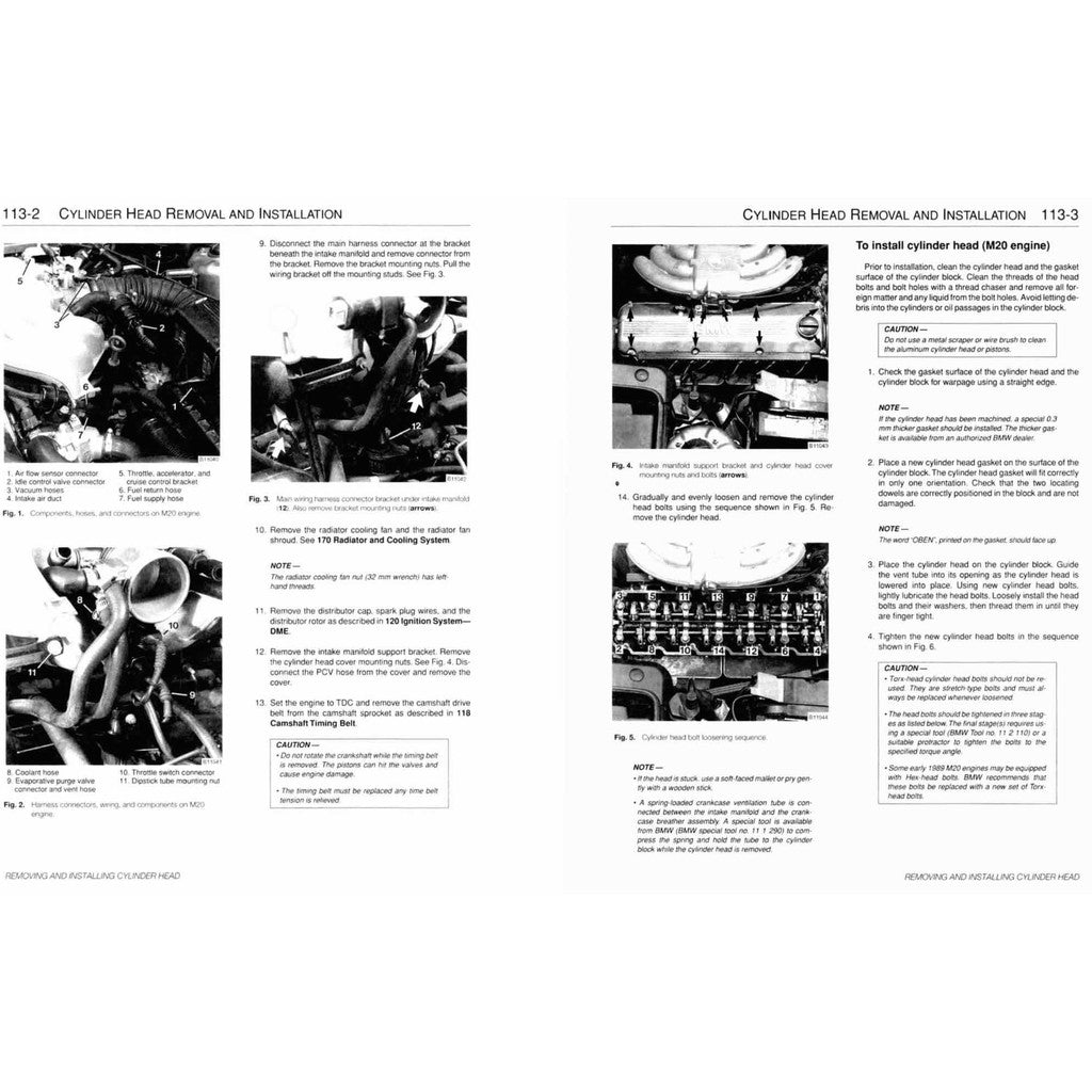 BMW 5 SERIES E34 1989-1995 Full Manual Set – Repair & Maintenance Manual