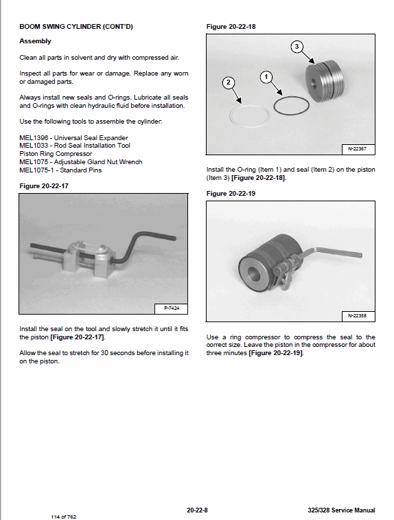 Bobcat 325 and 328 Compact Excavator Service Manual Workshop Guide