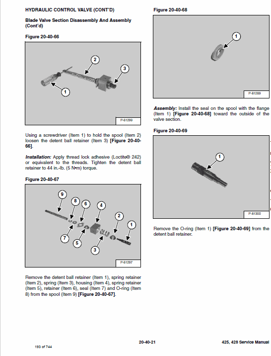 Bobcat 425 and 428 Compact Excavator Service Manual Workshop Guide