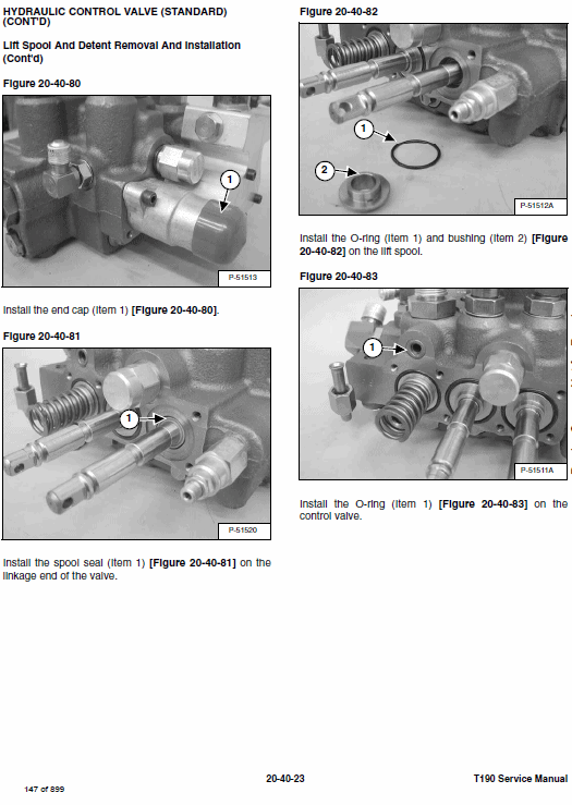 Bobcat T190 Loader Service Manual Workshop Guide