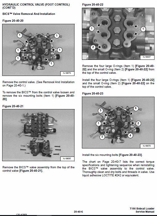 Bobcat T190 Turbo and Turbo High Flow Track Loader Service Manual Workshop Guide