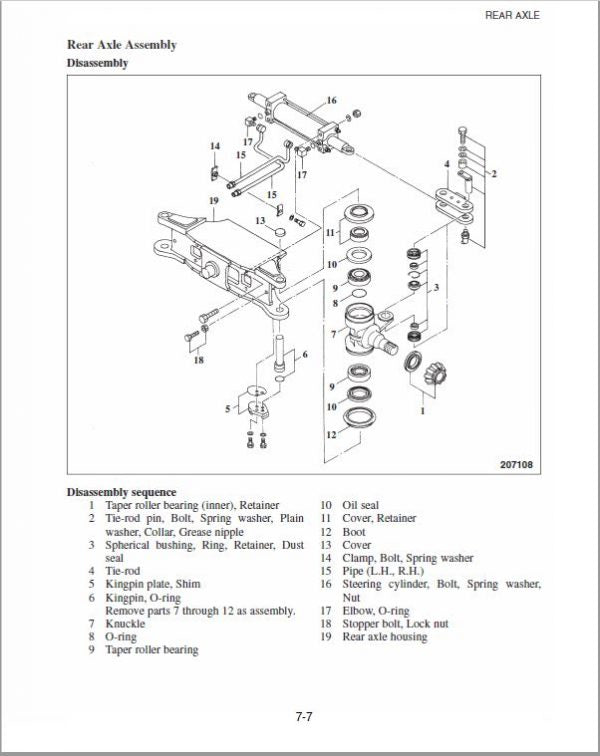 Mitsubishi FG15K, FG18K, FG20K, FG25K, FG30K, FG35K Forklift Service Manual
