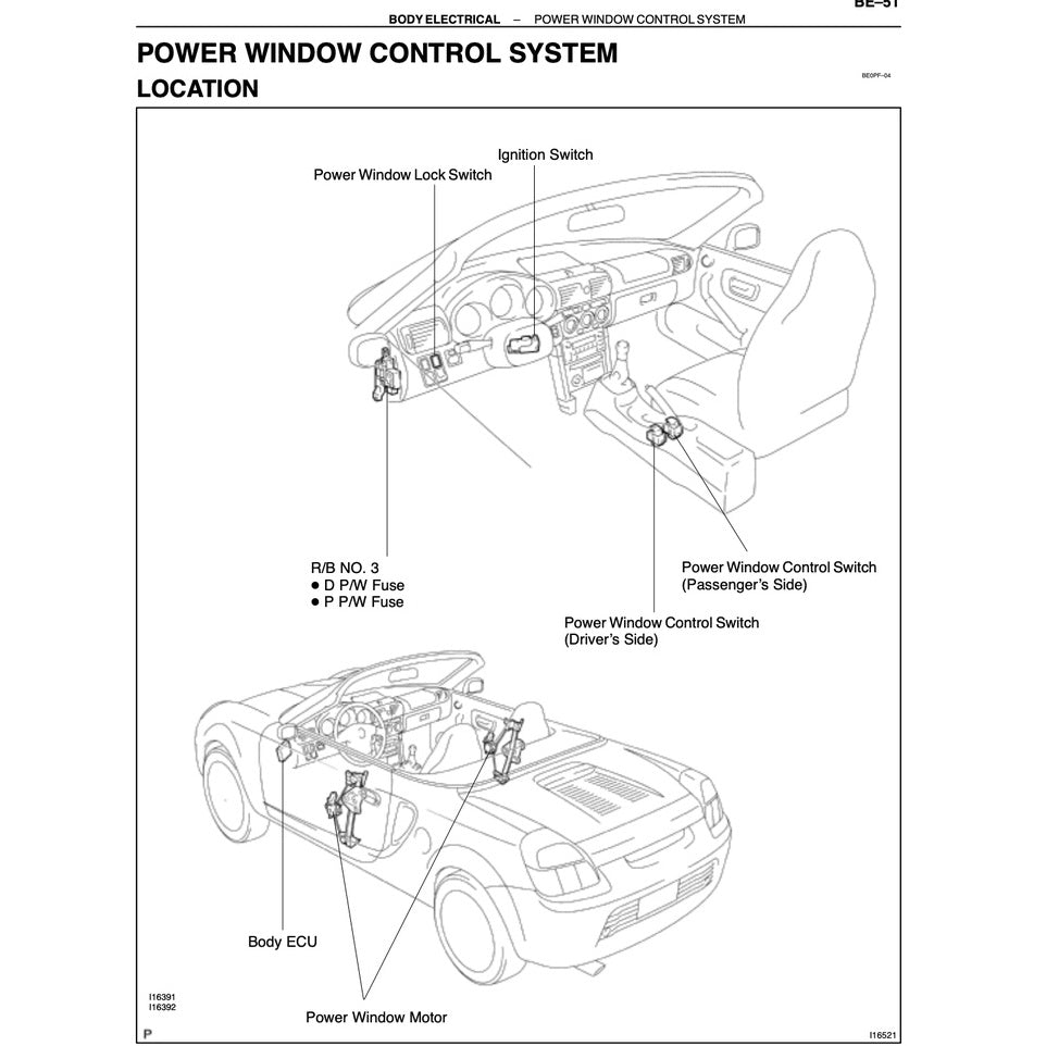 TOYOTA MR-2 SW30 - SPYDER 2000-2007 Full Manual Set – Repair & Maintenance Manual