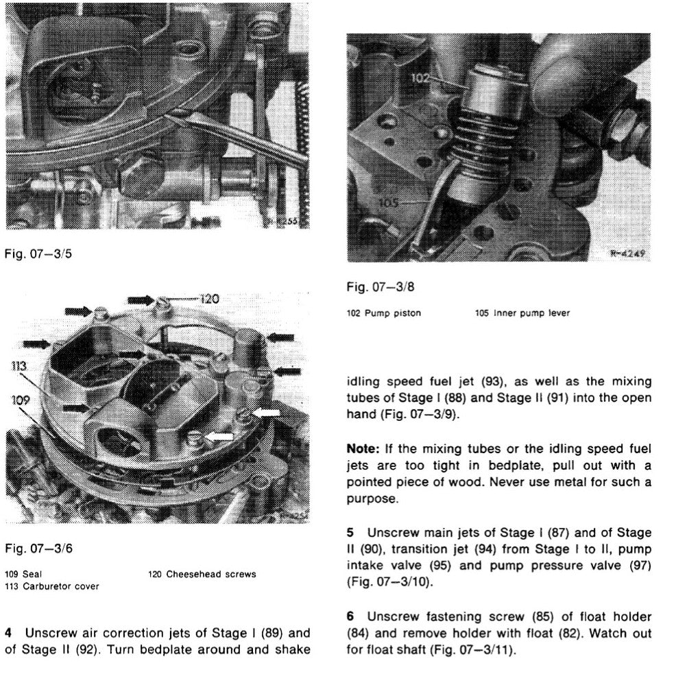 MERCEDES BENZ ENGINE M114 & M130 1967-1976 Full Manual Set – Repair & Maintenance Manual