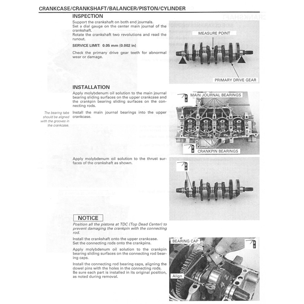 HONDA CBR1000RR 2004-2007 Full Manual Set – Repair & Maintenance Manual and Spare Parts Catalog and User Handbook
