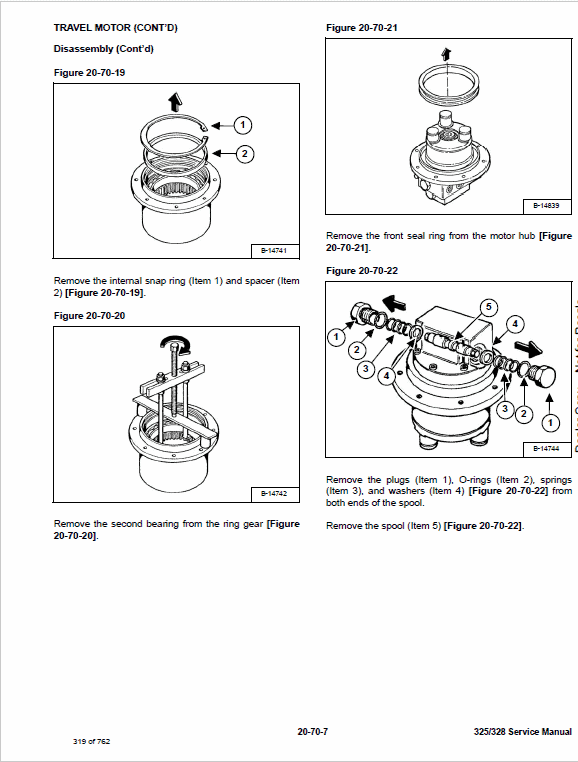 Bobcat 325 and 328 Compact Excavator Service Manual Workshop Guide