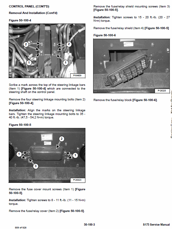 Bobcat S175 Skid-Steer Loader Service Manual Workshop Guide