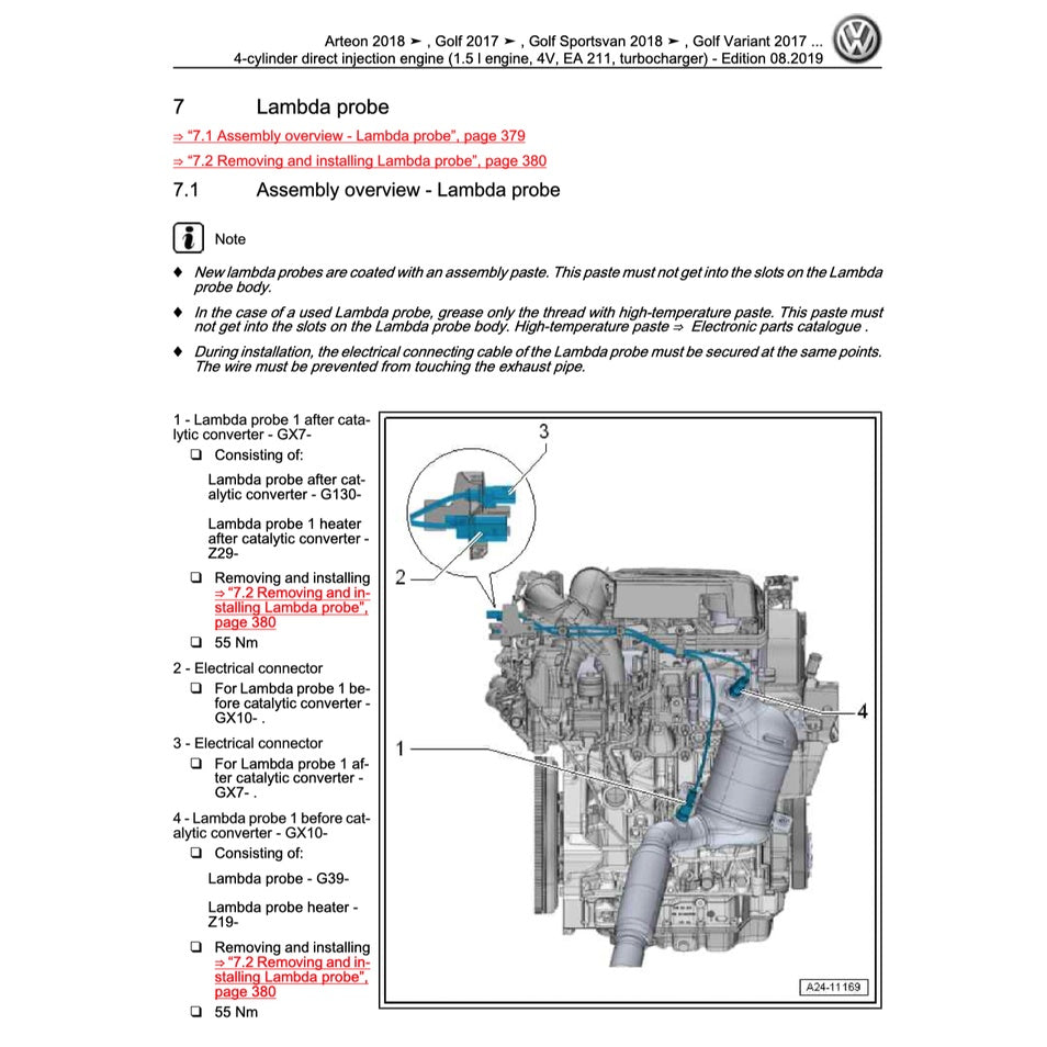VW PASSAT B8 2015-2022 Full Manual Set – Repair & Maintenance Manual