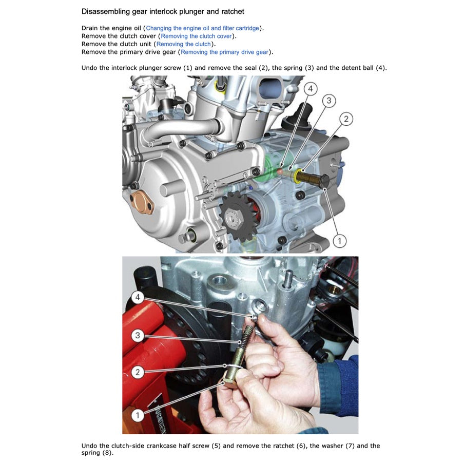 DUCATI MONSTER 1200 2014-2016 Full Manual Set – Repair & Maintenance Manual and Spare Parts Catalog and User Handbook