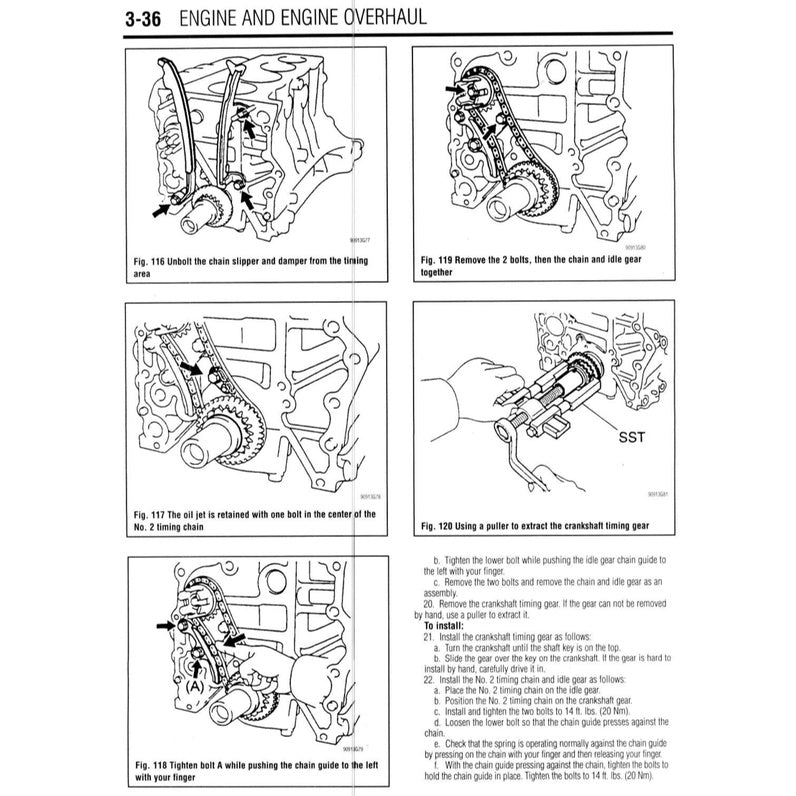 TOYOTA ESTIMA/PREVIA TCR10/20 1991-1999 Full Manual Set – Repair & Maintenance Manual