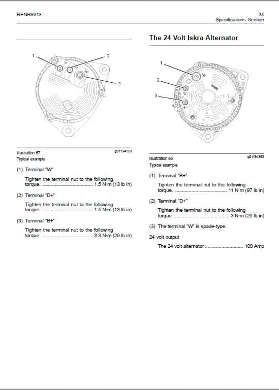Manitou MHT-X 780 T-E3, MHT-X 860 LT-E3, MHT-X 950 LT-E3 Telehandler Repair Manual