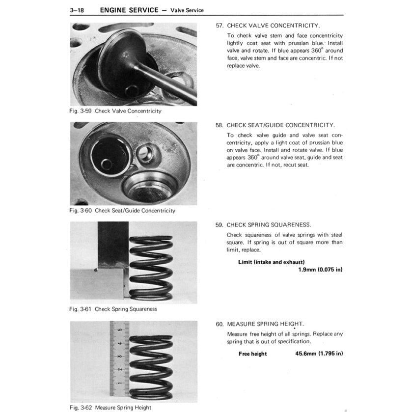 TOYOTA ENGINE 20R Workshop Repair Manual