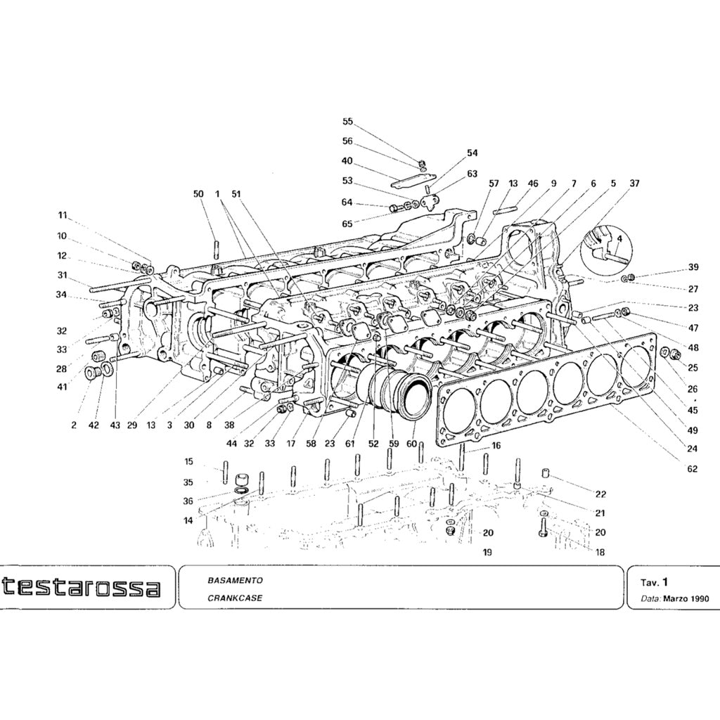FERRARI TESTAROSSA F110 1984-1991 Full Manual Set – Repair & Maintenance Manual and Spare Parts Catalog