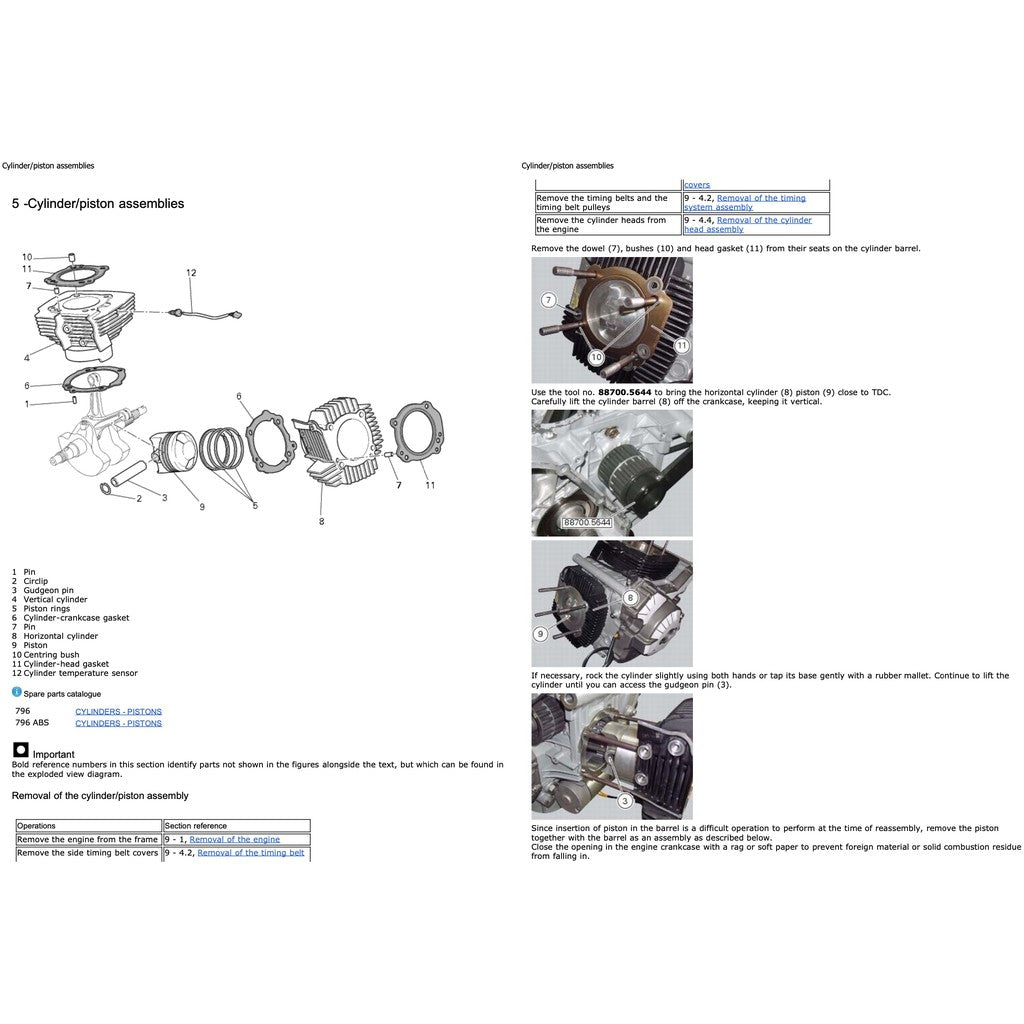 DUCATI MONSTER 796 2010-2014 Full Manual Set – SERVICE REPAIR WORKSHOP MANUAL and Spare Parts Catalog and User Handbook