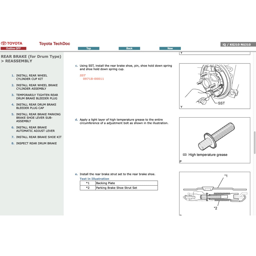 TOYOTA IQ 2008-2015 Full Manual Set – Repair & Maintenance Manual