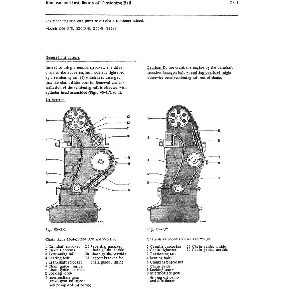 MERCEDES BENZ ENGINE M114 & M130 1967-1976 Full Manual Set – Repair & Maintenance Manual